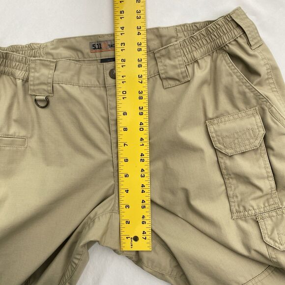 511 Tactical Cargo Pants Womens 18 Khaki Tan Straight Leg Pockets EMT Military - Picture 8 of 13